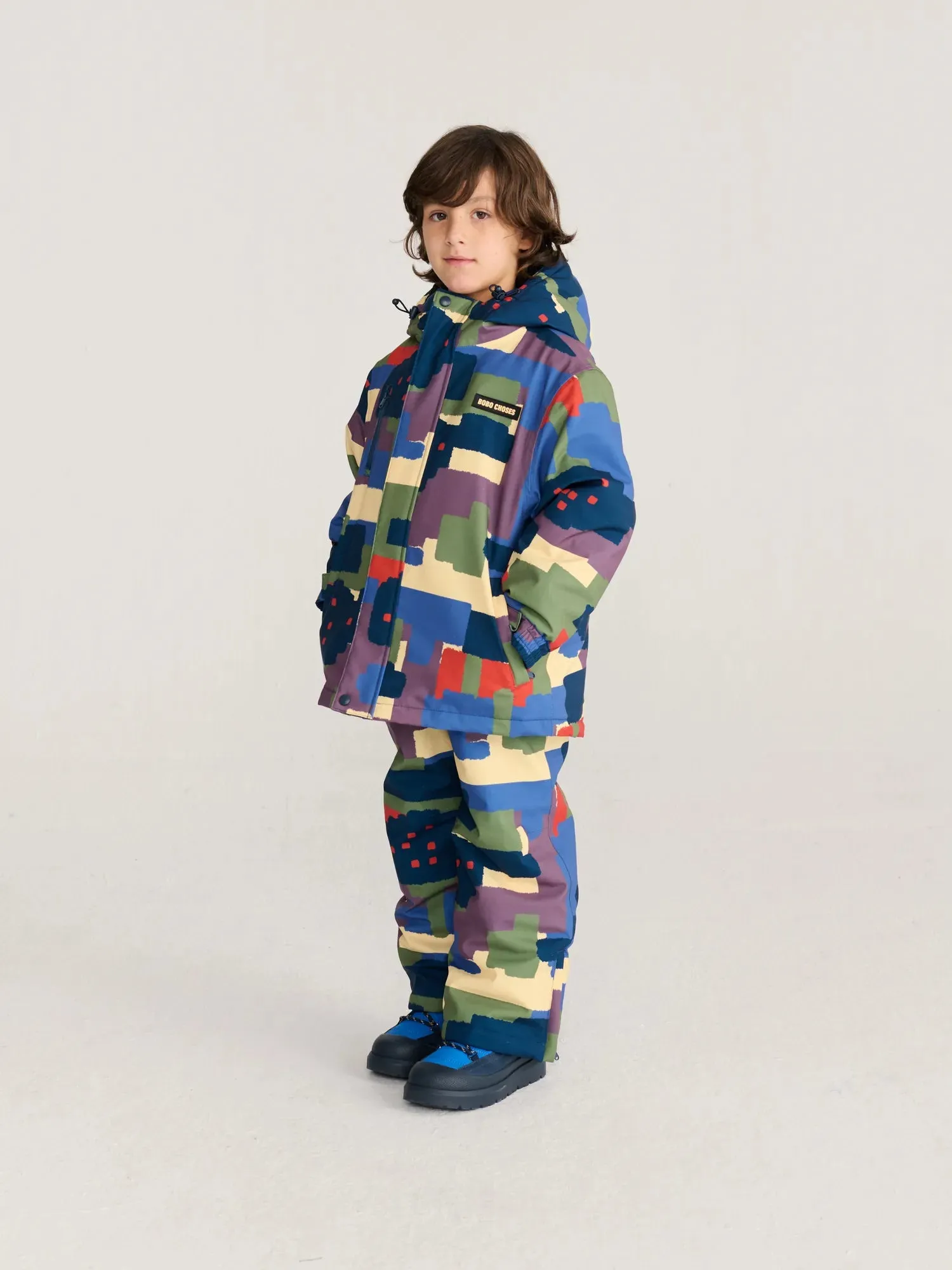 Bobo Choses Paint Forest ski anorak multicolor vandtæt
