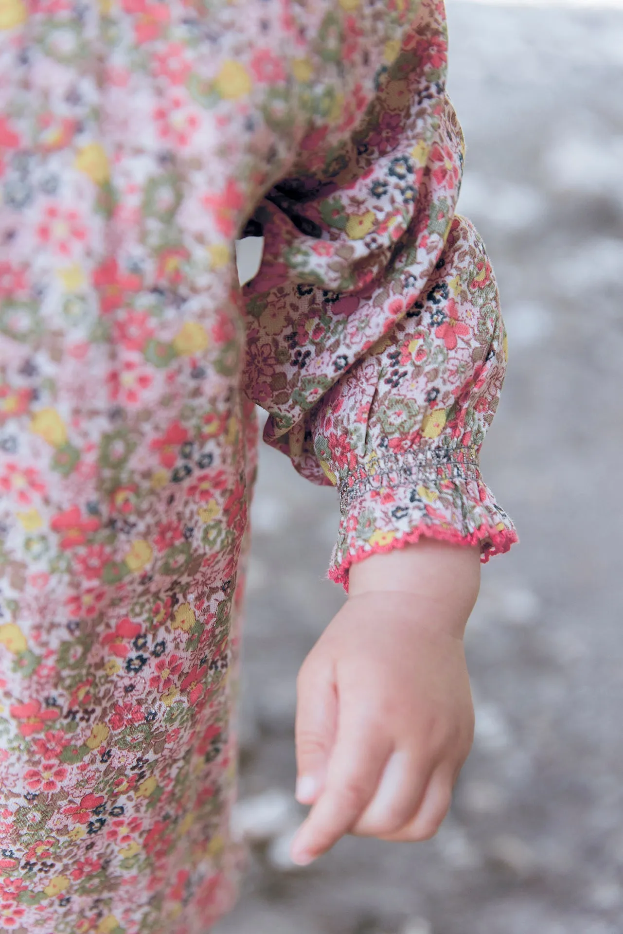 Bonton Mala Meadow kjole blomstret bomuld