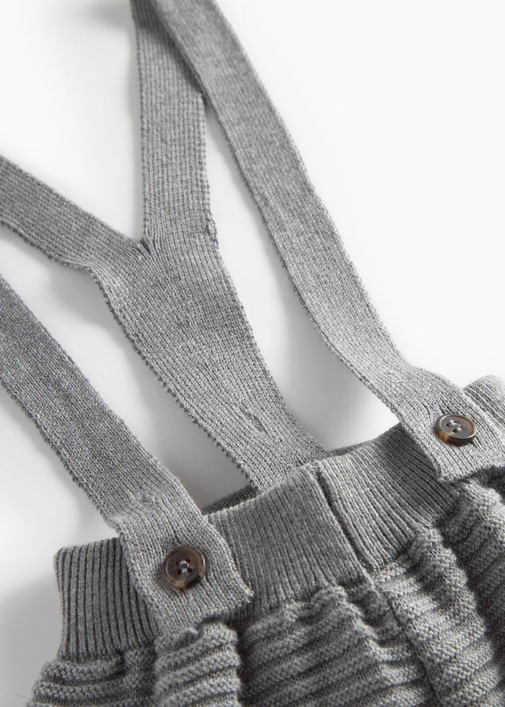 MarMar Perrin strikbukser Grey Melange med seler