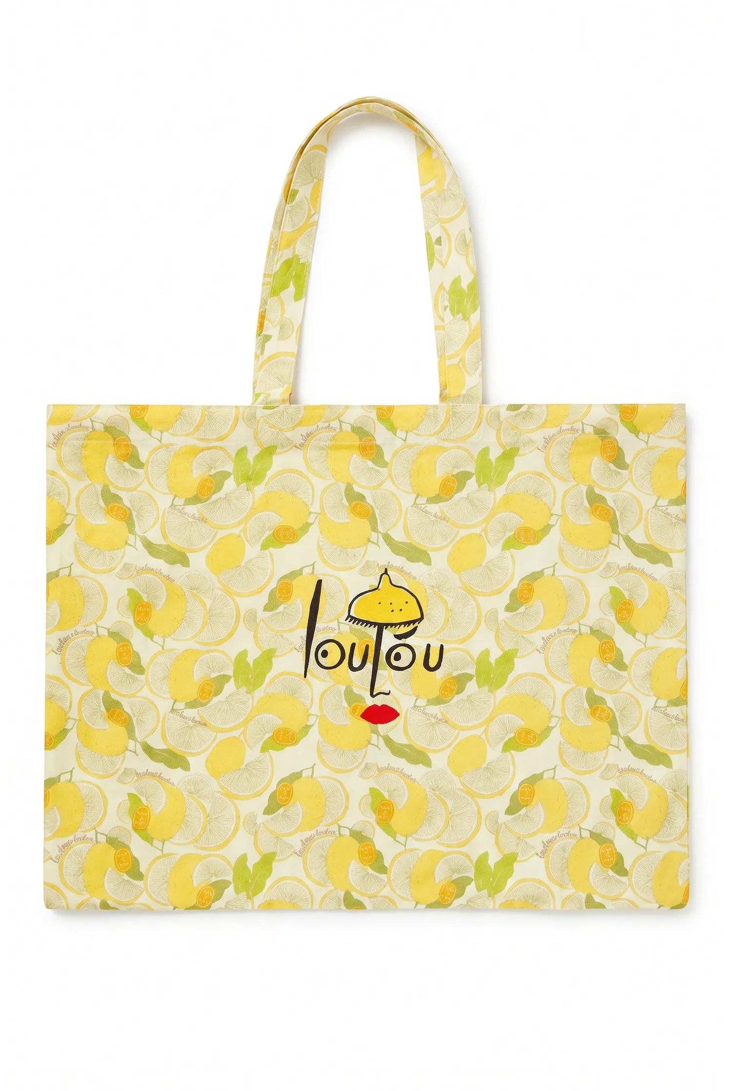 Bonton Loulou Limone strandtaske TU citronprint