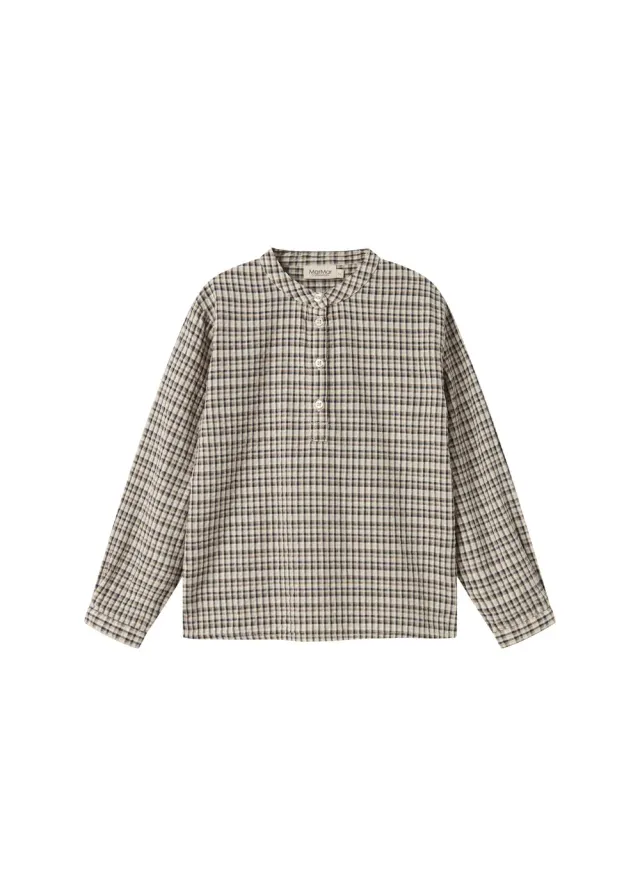 MarMar Jeans Tokyo skjorte Pilot Navy Check bomuld