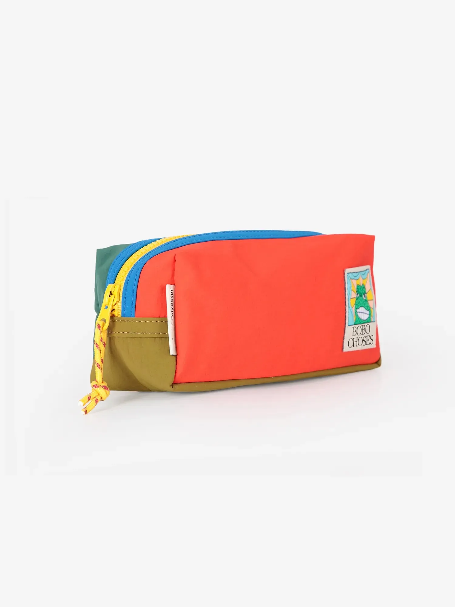 Bobo Choses Beast color block pencil case penalhus rød