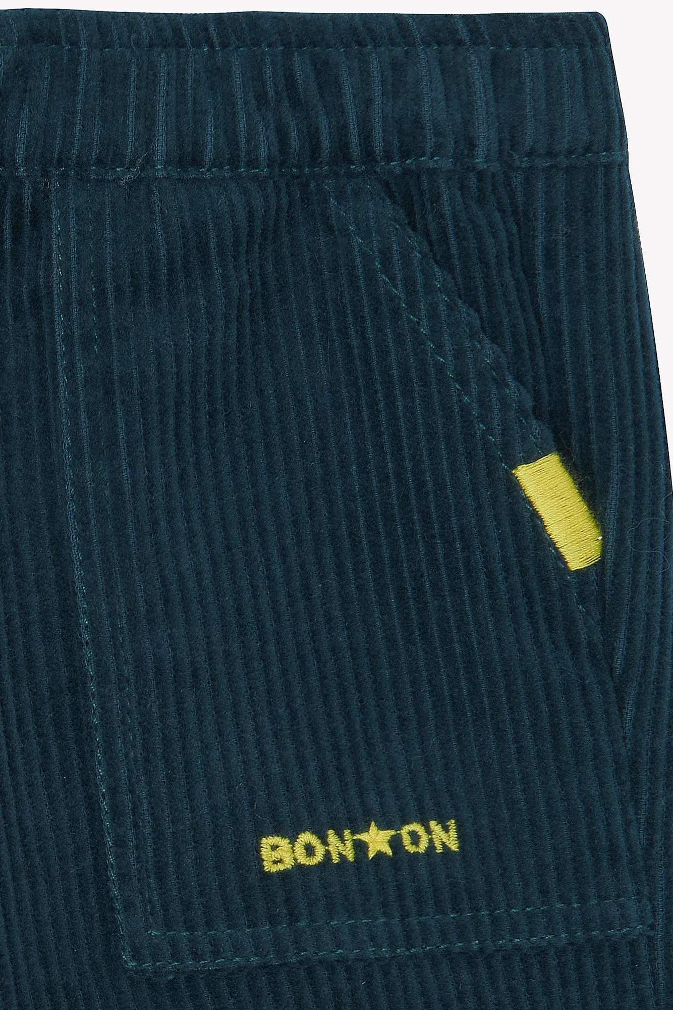 Bonton Darius bukser Blue Lake fløjl