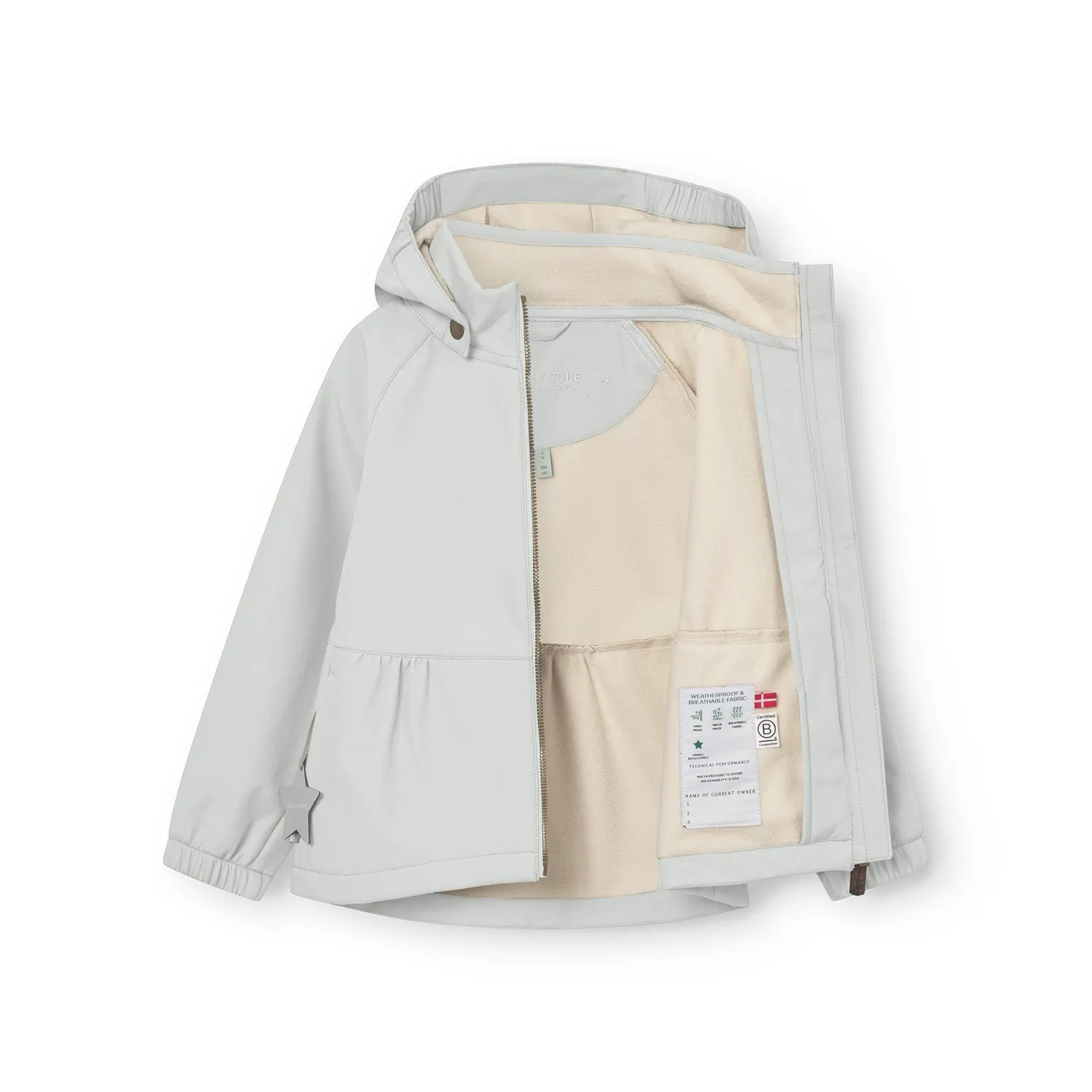MINI A TURE MATBRIDDI softshell jakke brun 4 år