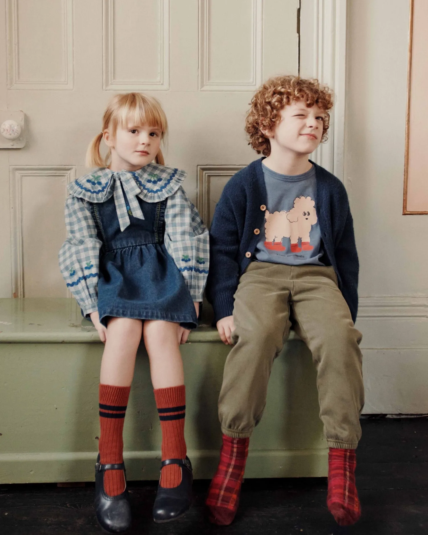 Emile et Ida Pigment joggingbukser grøn øko