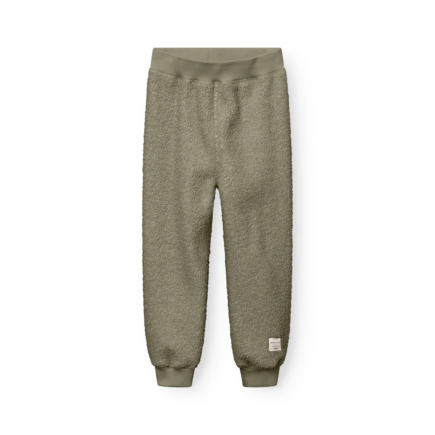 MINI A TURE Matvalur teddyfleece bukser Grey brown genanvendt