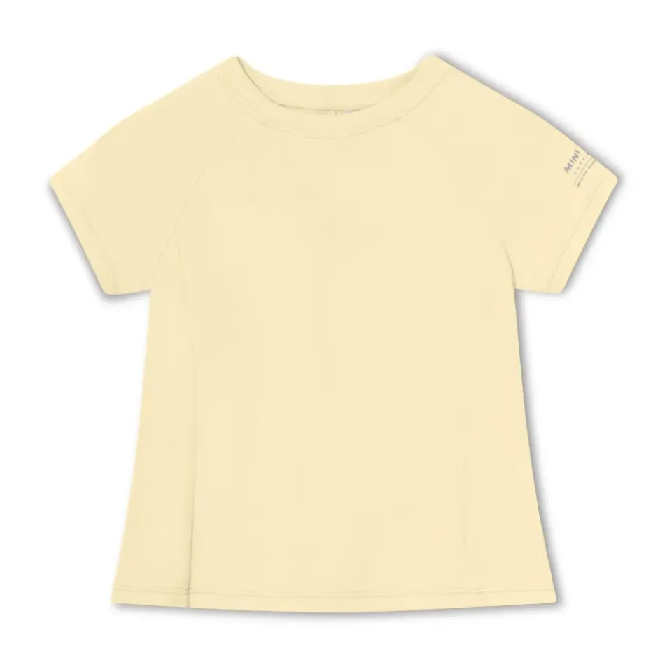 MINI A TURE Matlois t-shirt Double Cream kølende