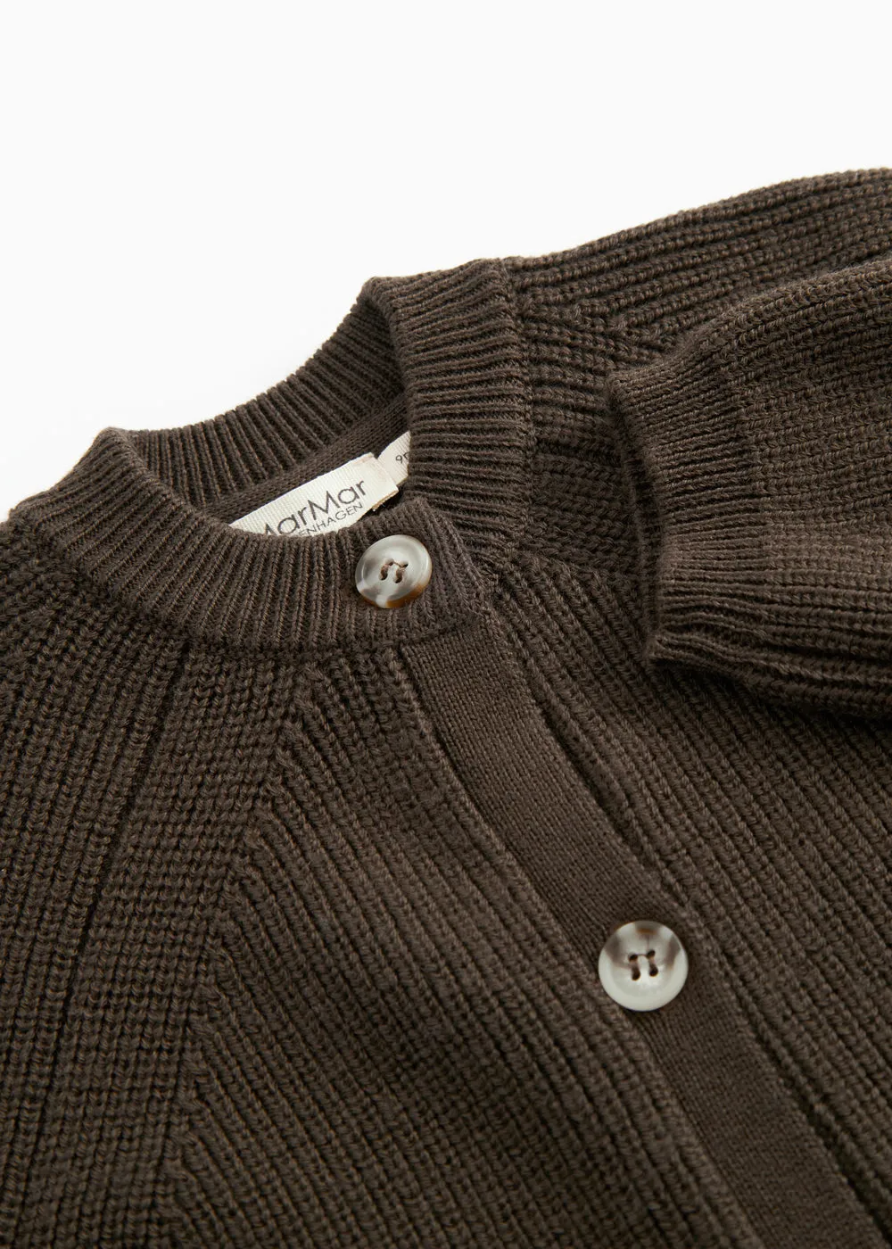MarMar Robbie strikdragt Dark Roast varm uld