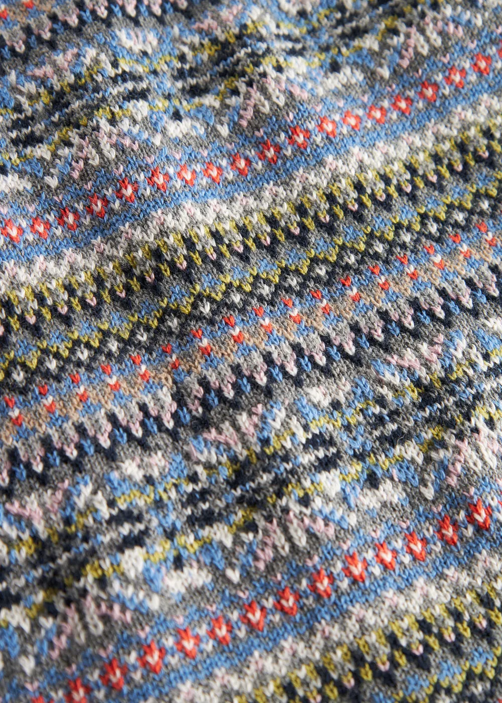 MarMar Taj strikvest Fair Isle varm uld