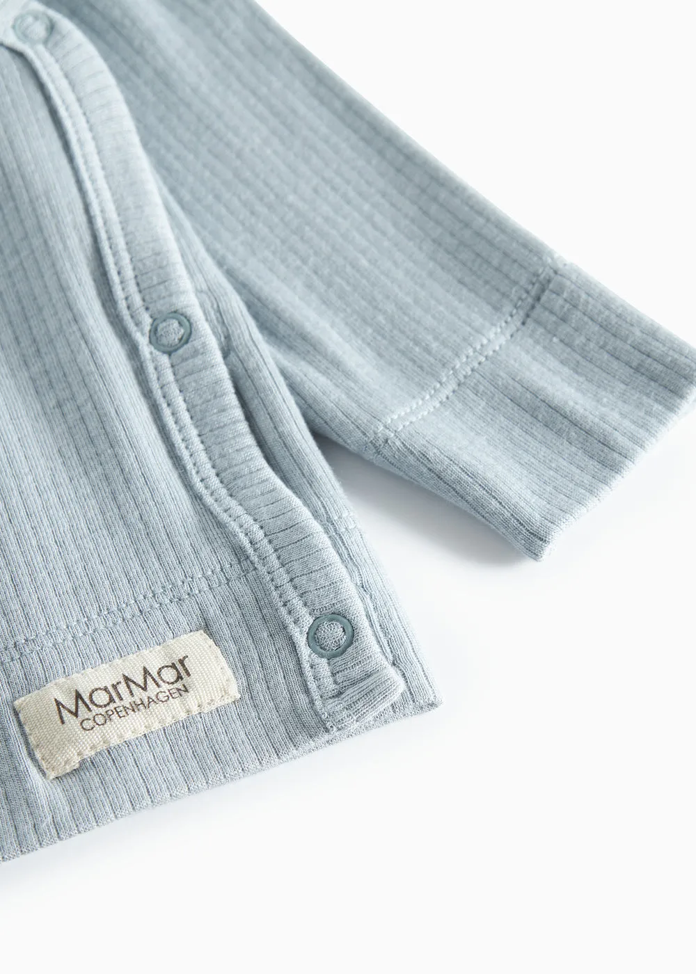MarMar Copenhagen Tuti Wrap LS bluse blue stone modal