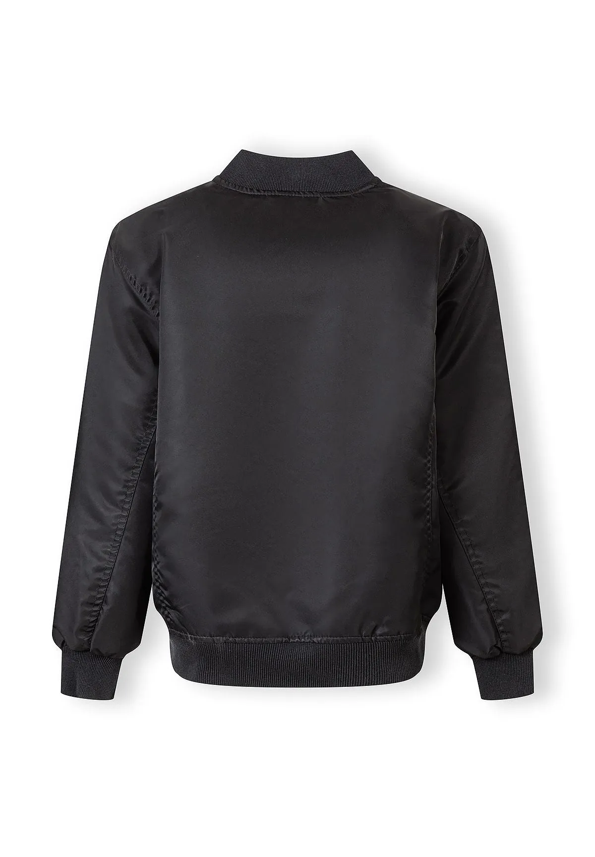 Minoti bomberjakke drenge sort let foret nylon
