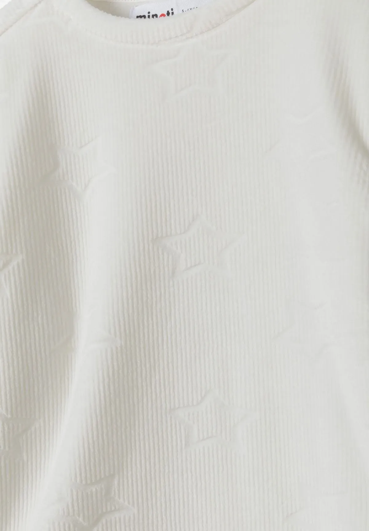 Minoti 41562 pyjamas creme velour print