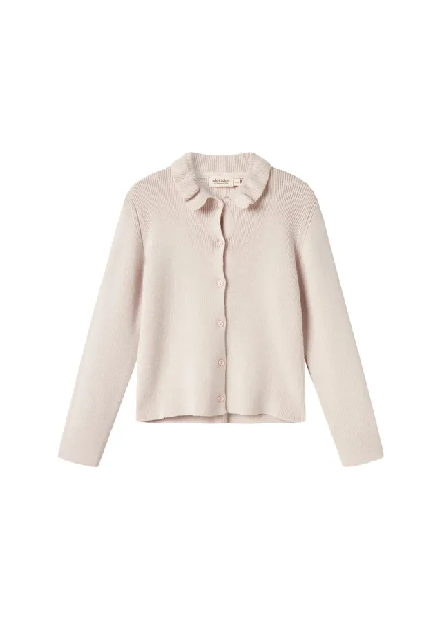 MarMar Tilda strikcardigan vanilla uldblanding