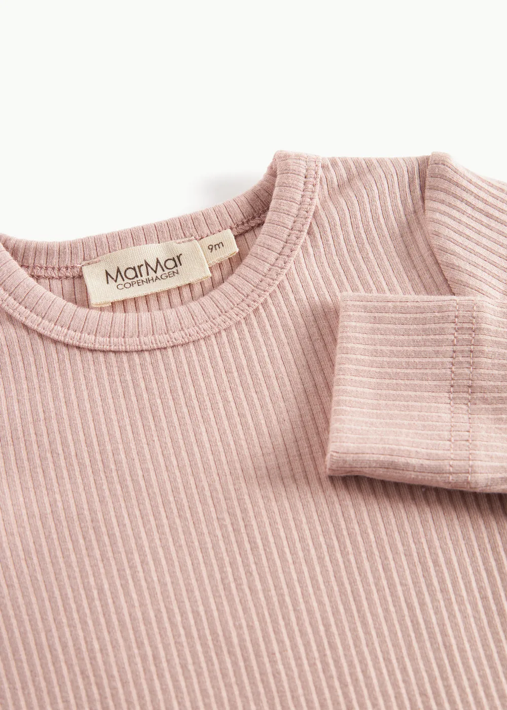 MarMar Copenhagen Plain Body LS body Faded Rose baby