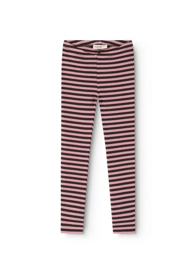 MarMar Leg leggings Heather Stripe stribet