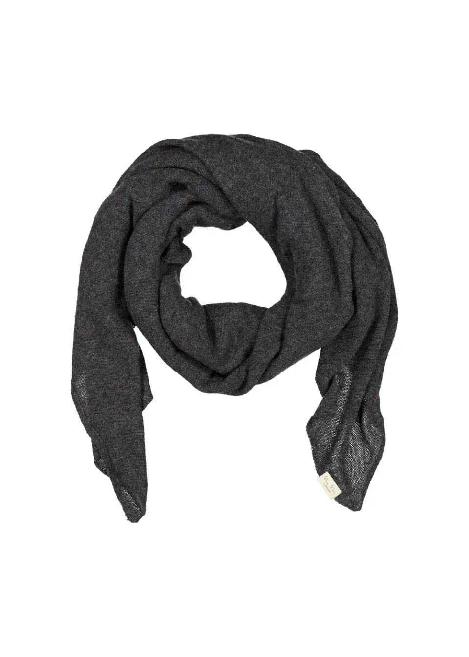 MarMar Copenhagen Ario W torklaede black grey melange