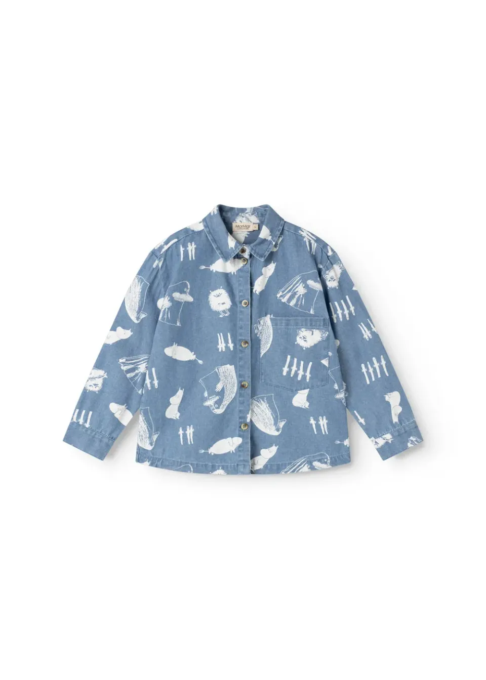MarMar Telo skjorte Moomins denim bomuld