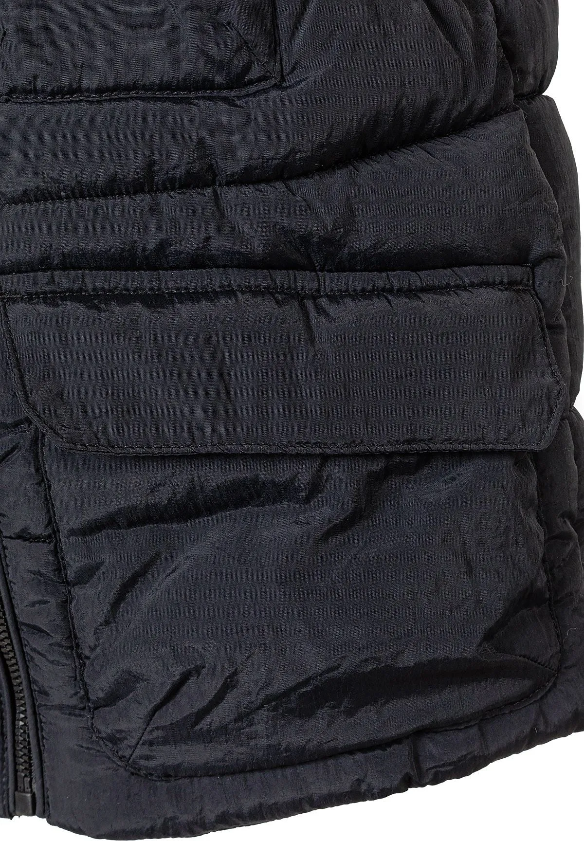 Minoti 44612 Steppvest til drenge sort nylon