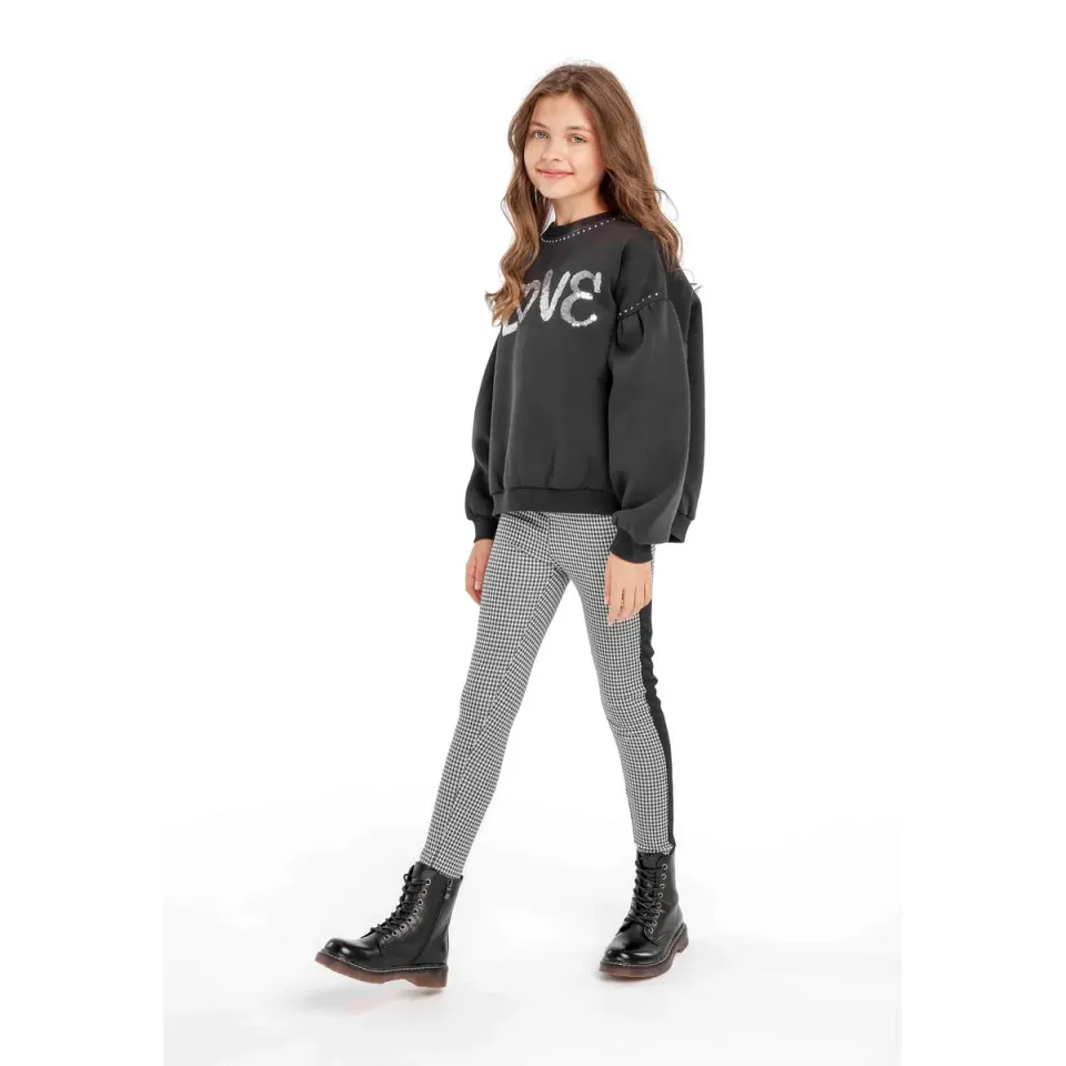 Minoti 39439 leggings sort hanetrin