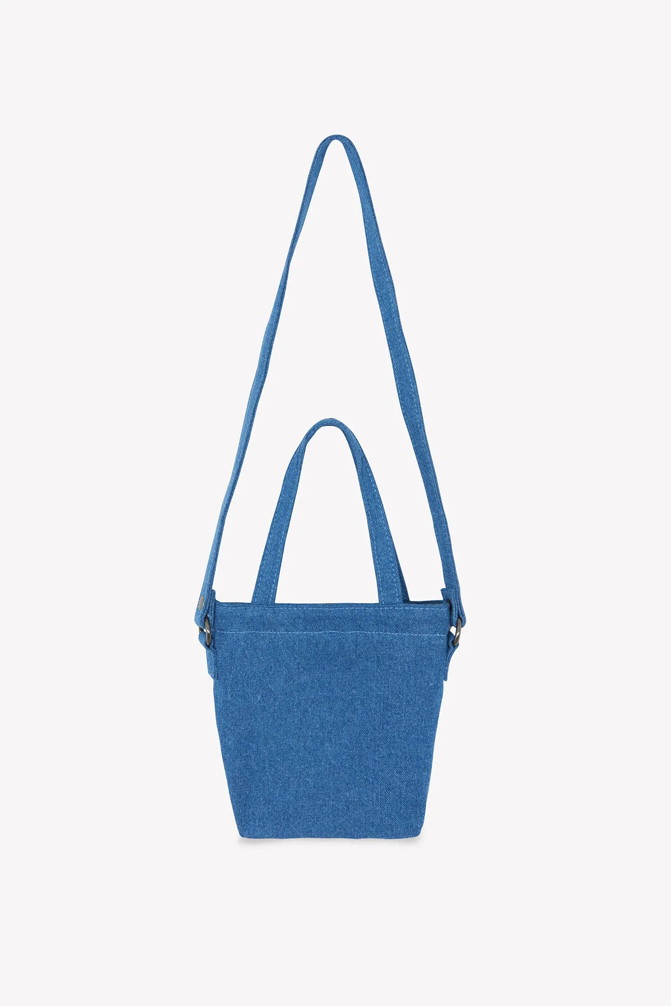 Bonton Chloé skuldertaske denim med hjerte