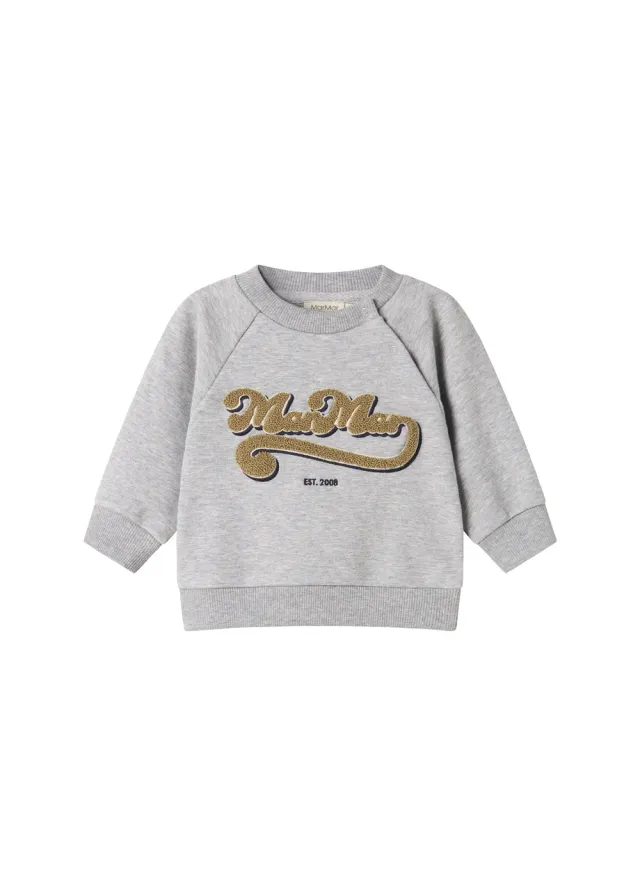 MarMar Theos B Bluse Dark Bronze Logo økologisk bomuld