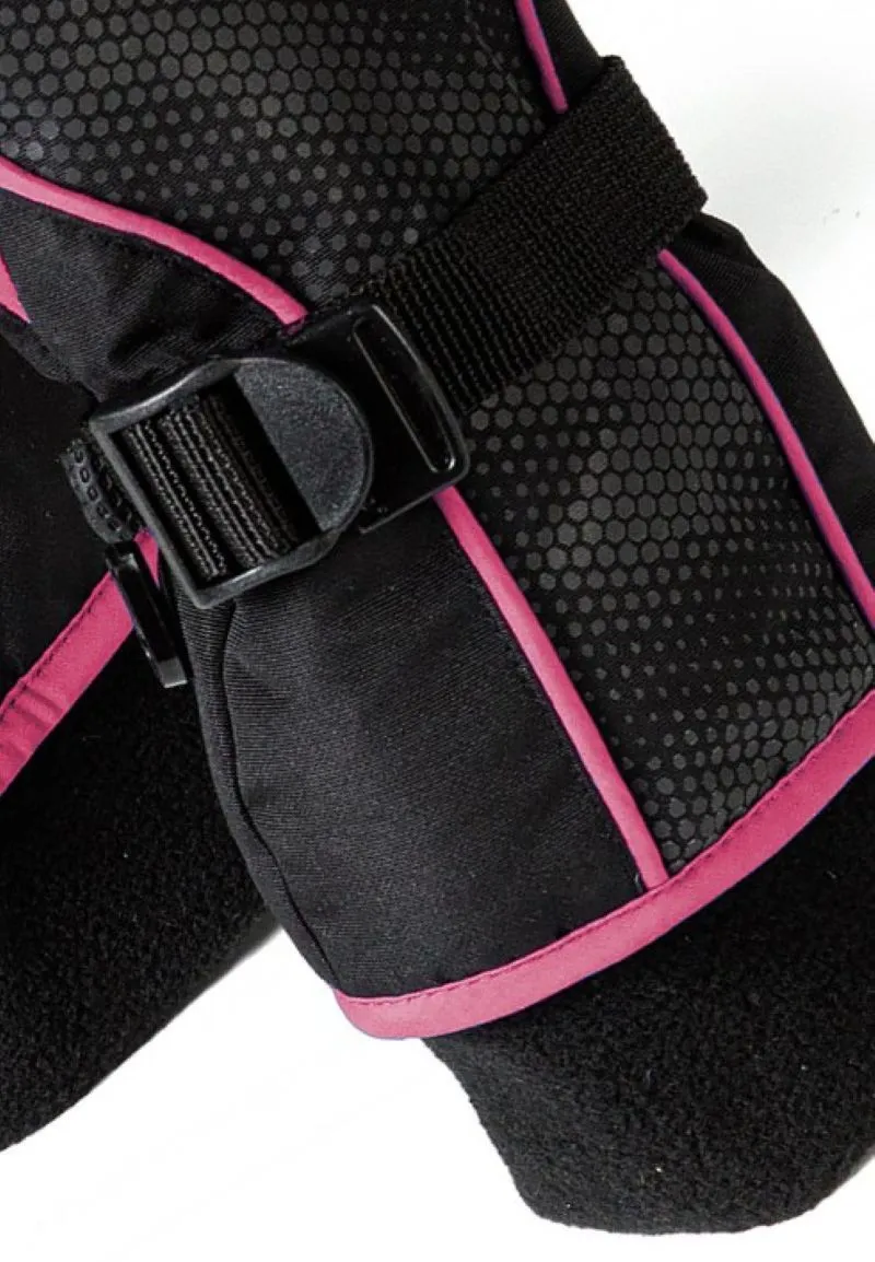 Minoti 45892 skihandsker pink med prikker til piger