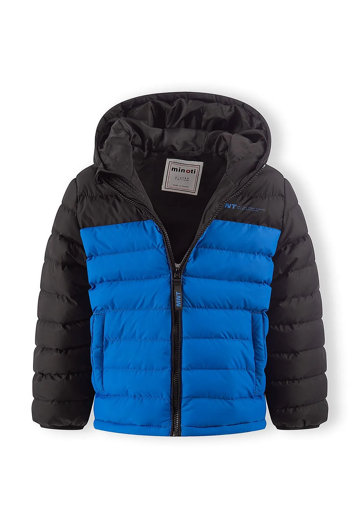 Minoti 45220 steppjakke blå nylon