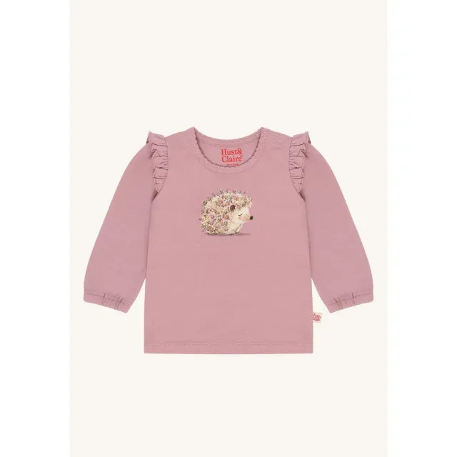 Hust & Claire HCAnna Mouse bluse Heather langærmet