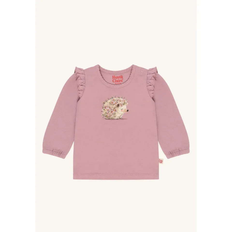 Hust & Claire HCAnna Mouse bluse Heather langærmet