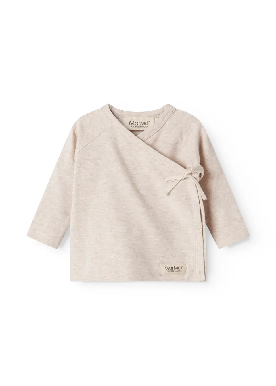 MarMar Tut Wrap LS bluse Light Beige Modal baby