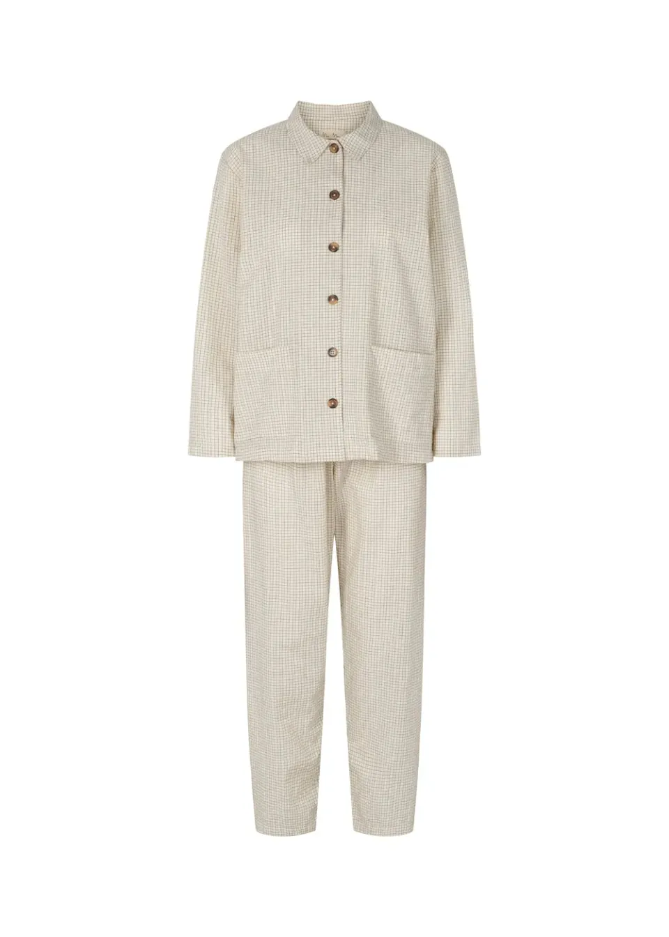MarMar Pajama Set W pyjamassæt Deep Lake Check