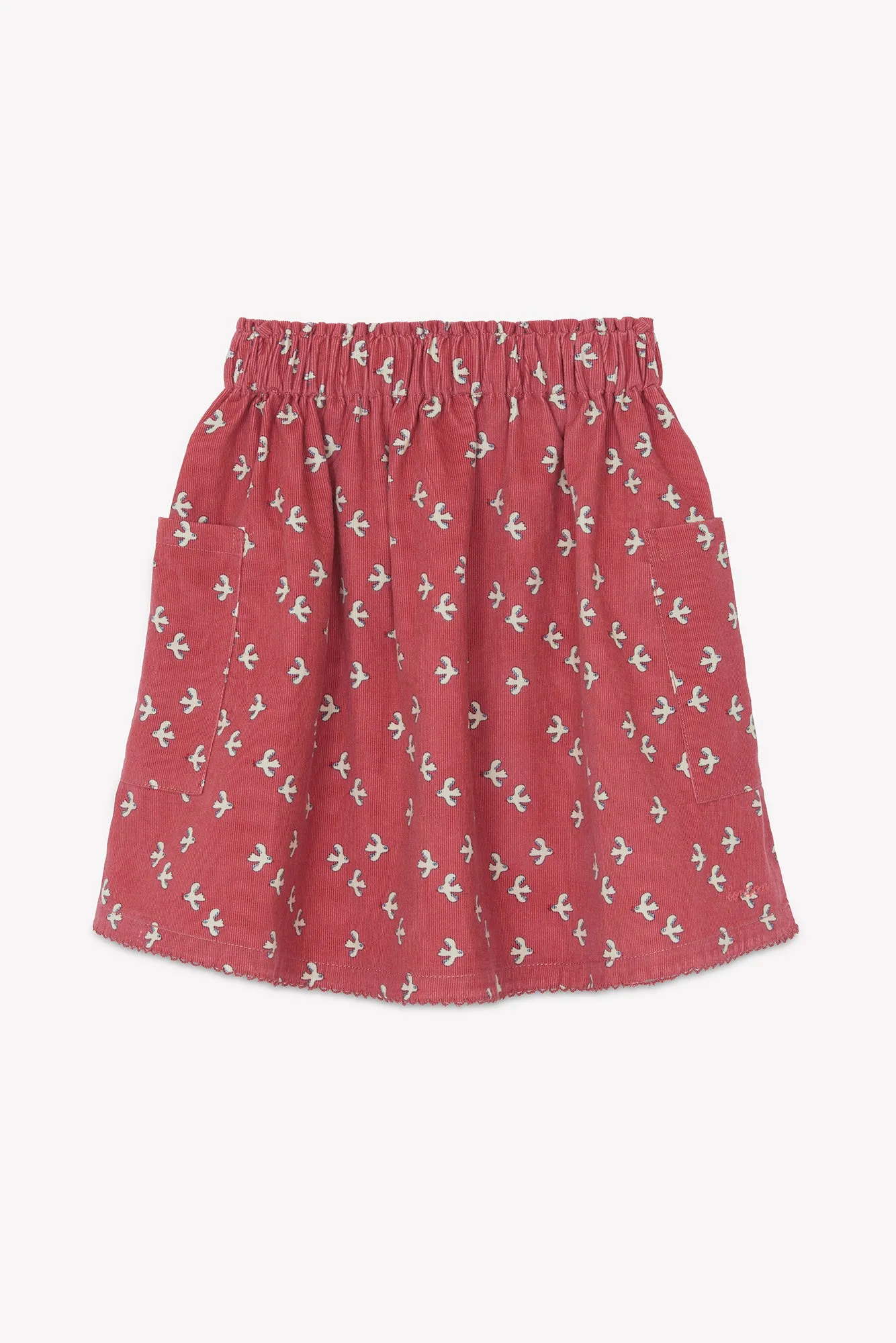 Bonton Ruche Little Birdy nederdel fløjl fugl