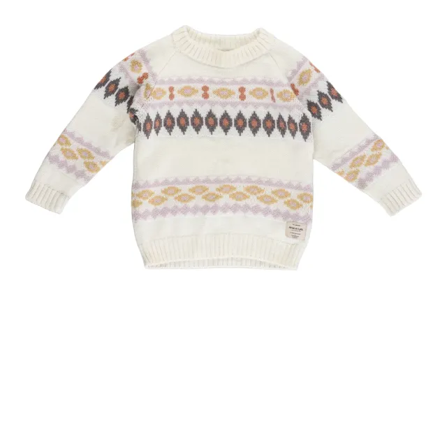 MINI A TURE Mattimos sweater Angora Cream 18m uld
