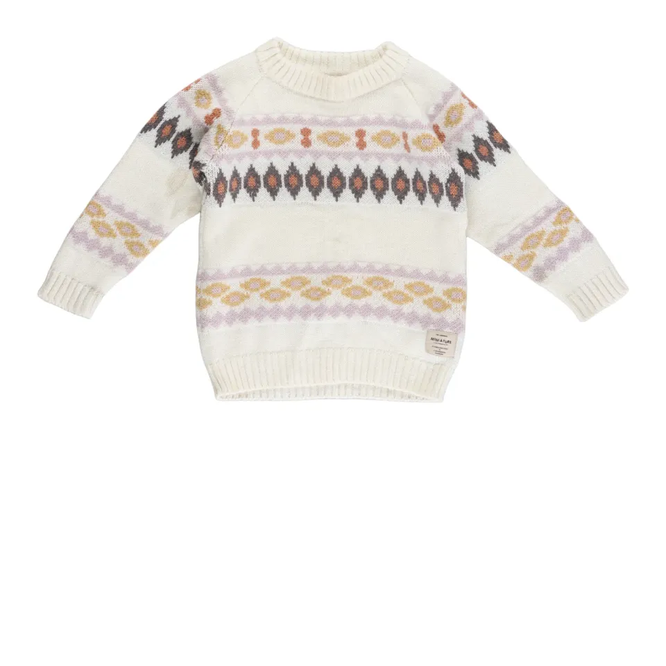 MINI A TURE Mattimos sweater Angora Cream 18m uld