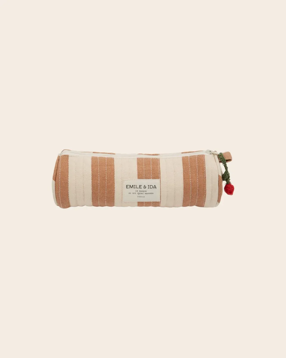 Emile et Ida penalhus stribet beige cylinder