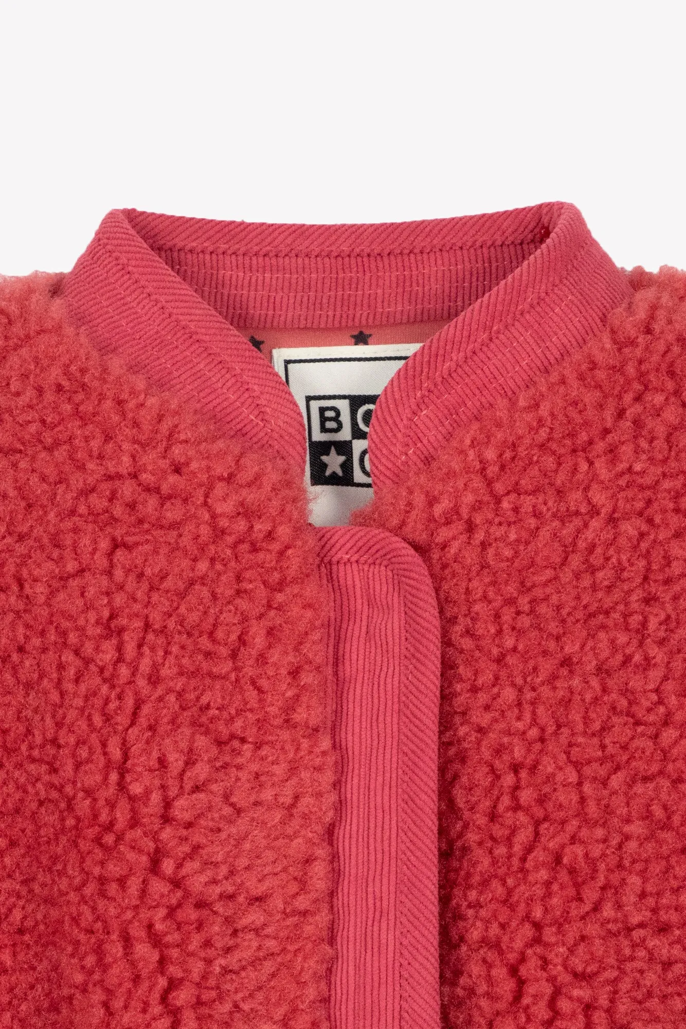 Bonton Peppa Elizabeth jakke sherpa rosa stjernelo