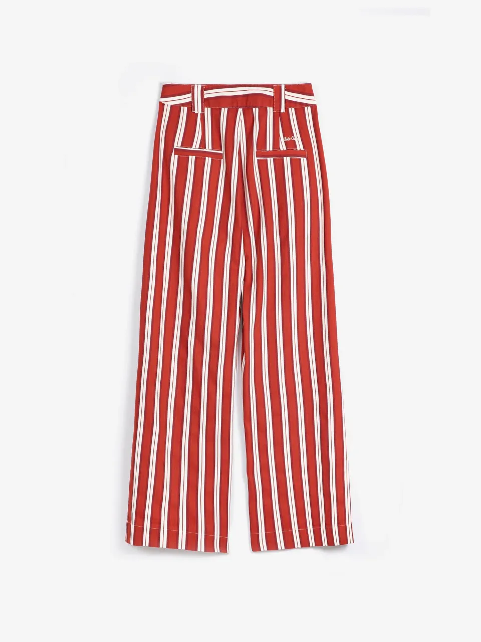 Bobo Choses Striped Twill wide leg bukser XS stribet