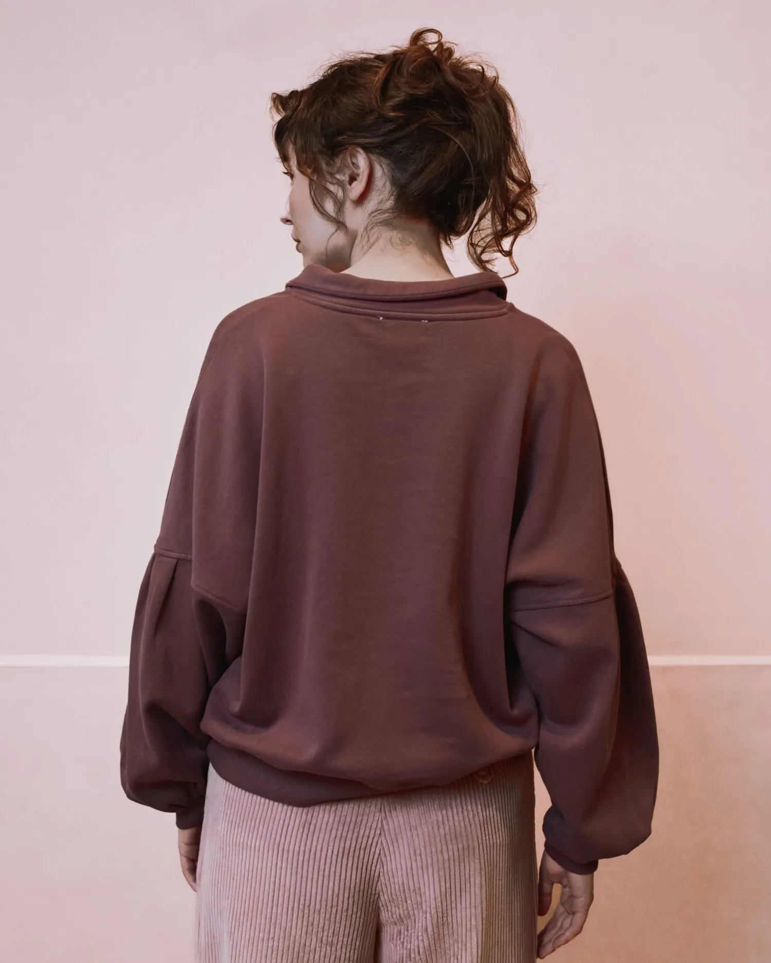 Emile et Ida Ennie sweatshirt lilla polo øko