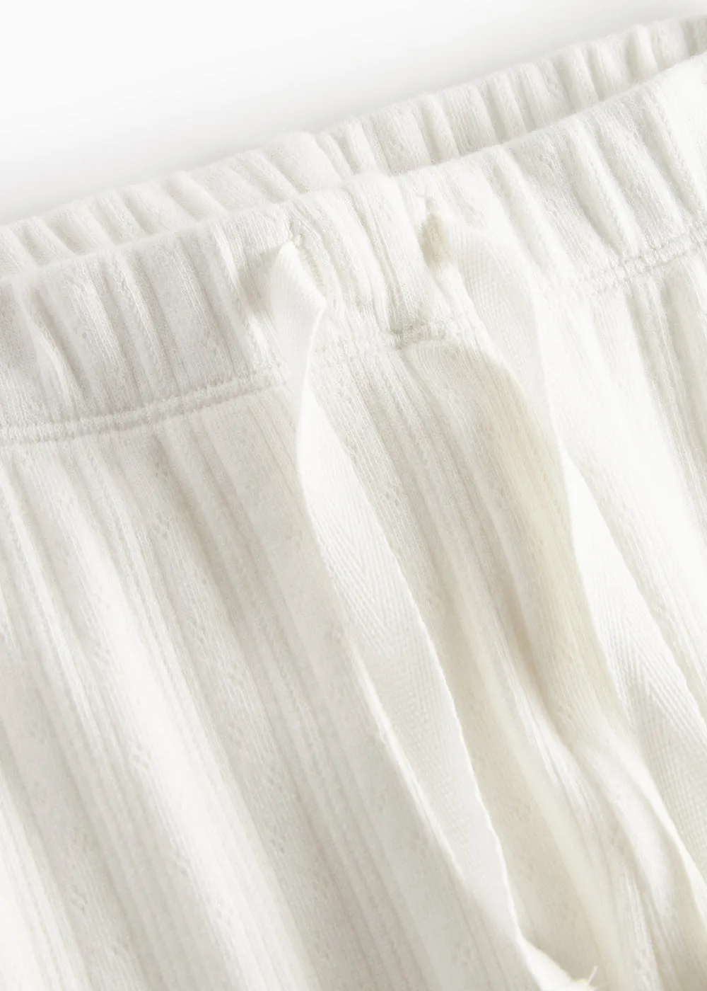 MarMar Pitti Modal Pointelle bukser Gentle White