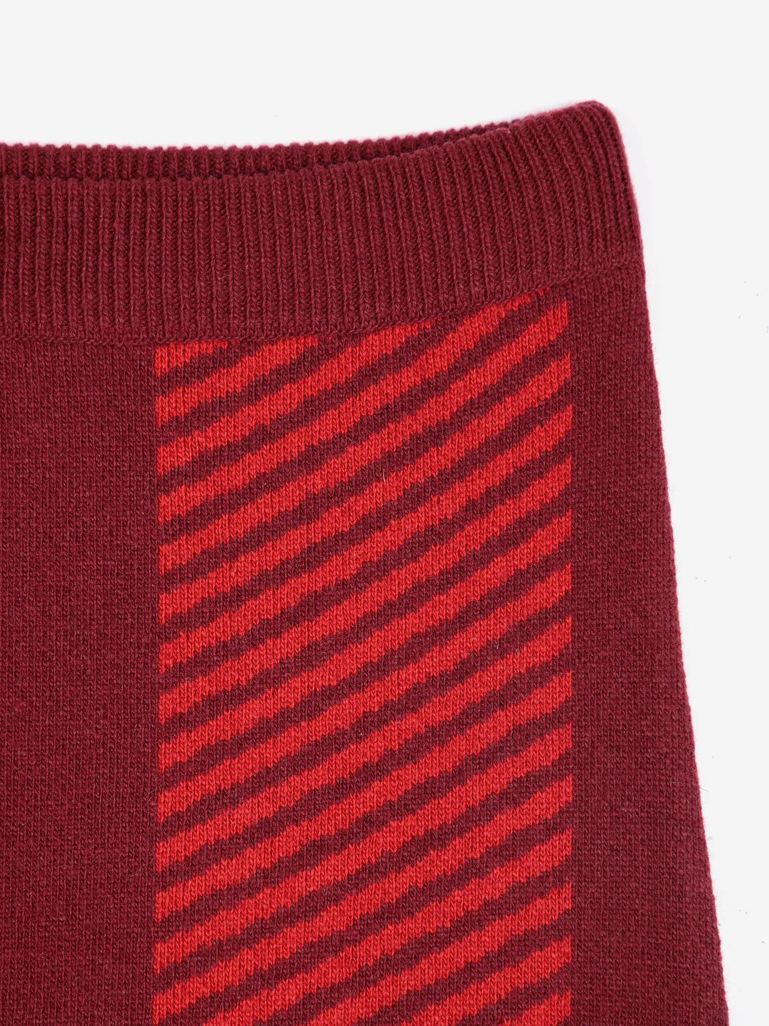 Bobo Choses All About Monsters Jacquard strik nederdel bordeaux str. S
