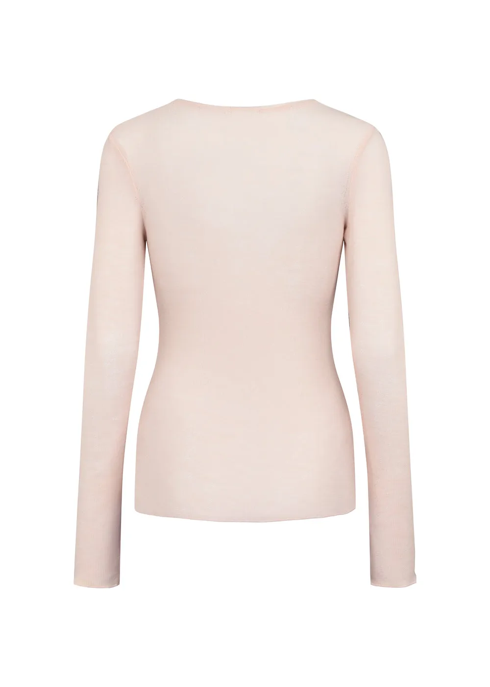 MarMar Tamra W Uld Pointelle T-shirt Pink Dahlia