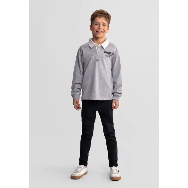 Minoti 43801 Chino til drenge sort bomuld