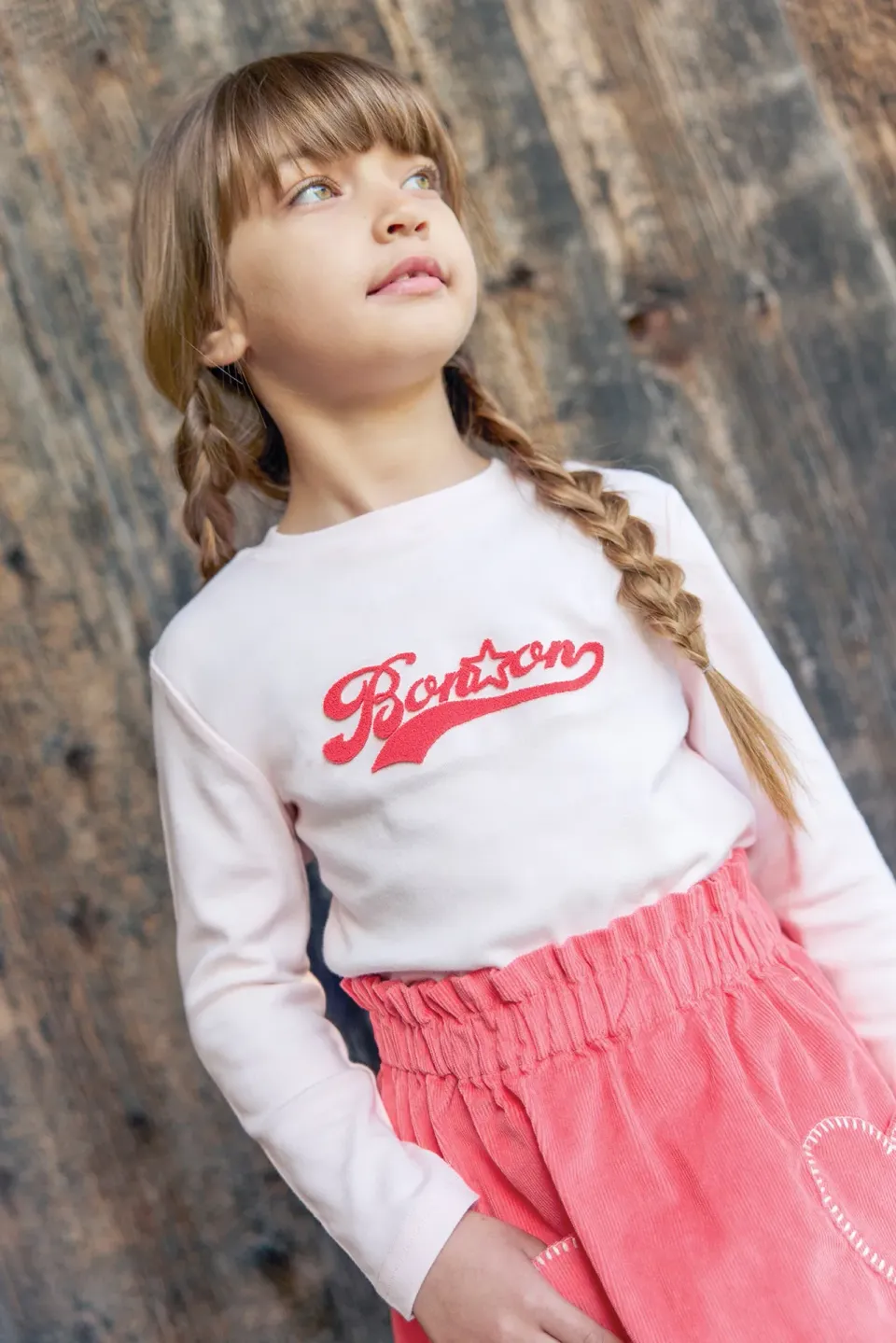 Bonton Taxo Logo bluse rose blossom bomuld