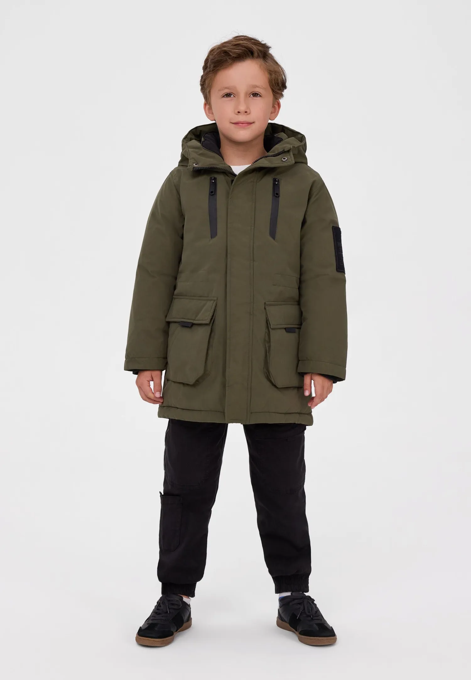 Minoti 45266 parka khaki varm foret
