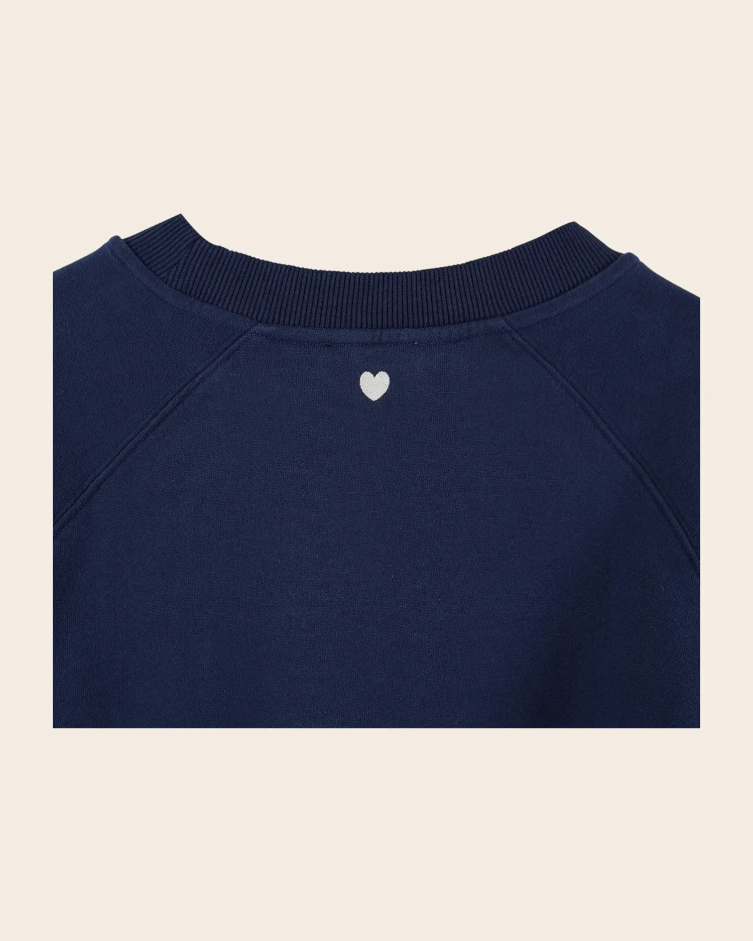 Emile et Ida Logo sweatshirt navy økologisk