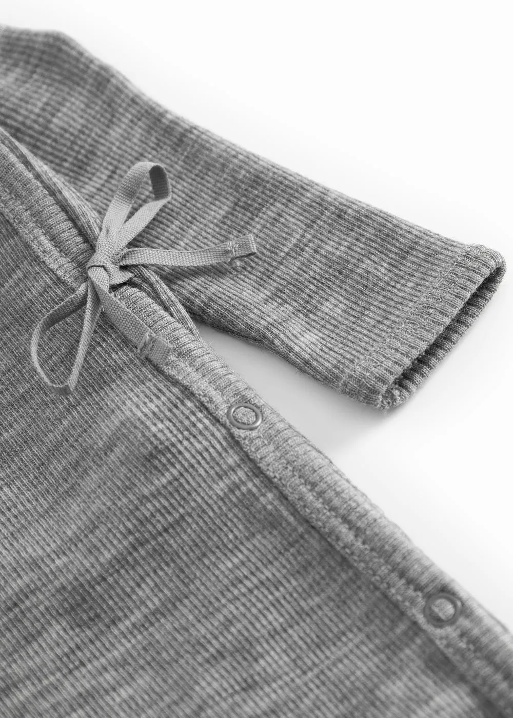 MarMar Wool Rib Rula heldragt Grey Melange uld