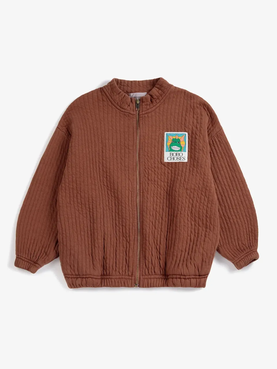 Bobo Choses Beast Tag sweatshirt brun 2-3 år quiltet