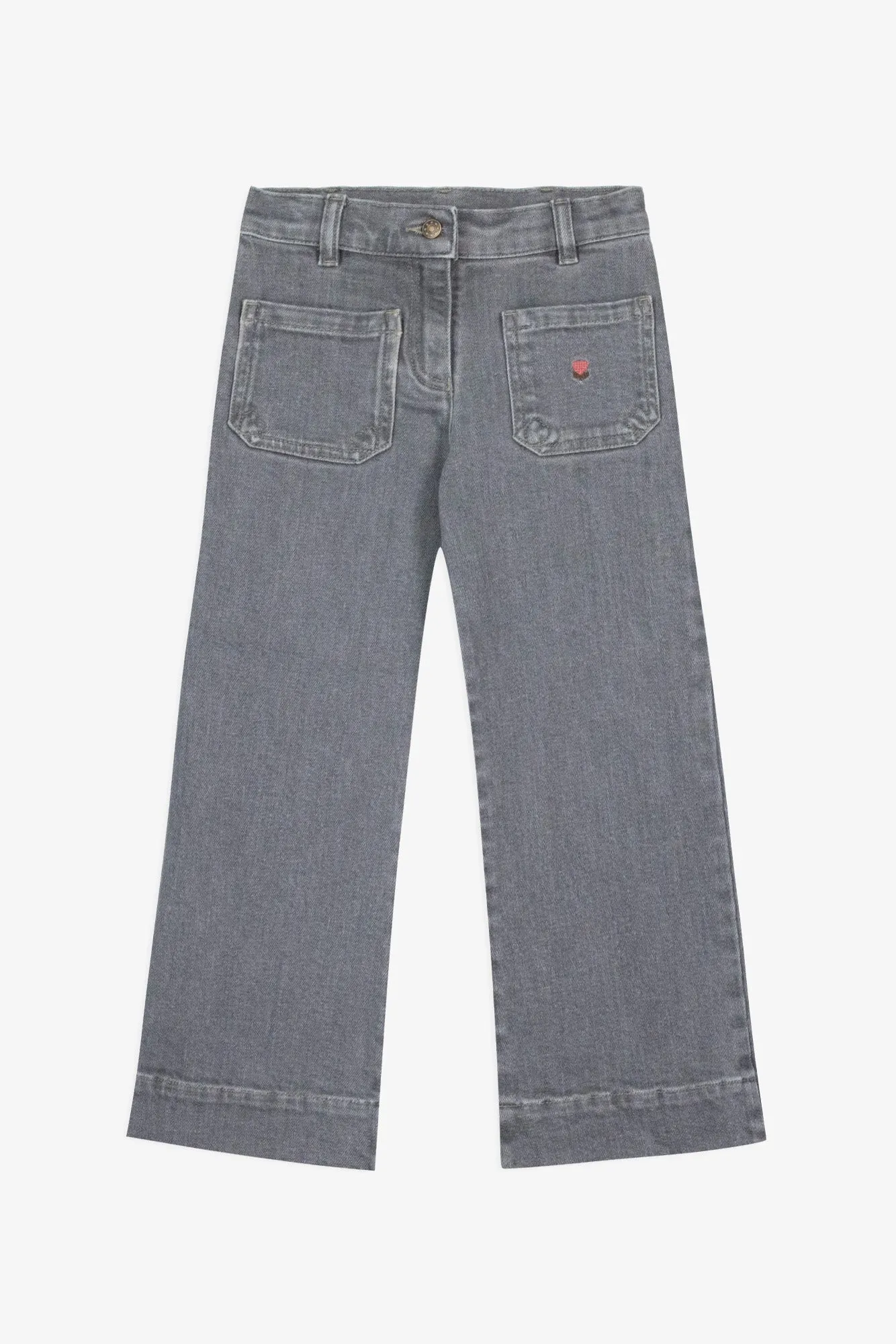Bonton Lakiko grå jeans i bomuld til børn