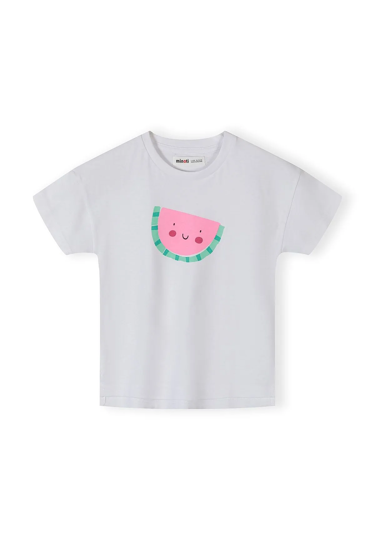 Minoti 44812 t-shirt 5-pak frugtprint piger