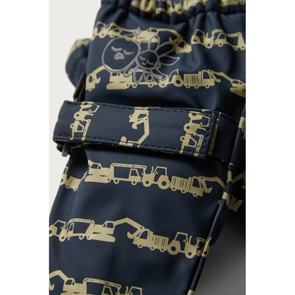 Hust & Claire HC Fu Aop regnhandsker More Navy foret